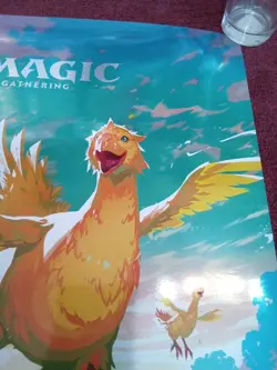 MTG Final Fantasy Foil Poster Chocobo, Foil Magic the Gathering RARE - Image 3