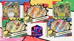 Pokemon TCG Ascended Heroes EX Box Lot of 3 + Erika & Larry 2 Pk Blisters Sealed - Image 1