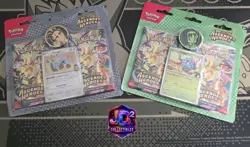 Pokemon TCG Ascended Heroes EX Box Lot of 3 + Erika & Larry 2 Pk Blisters Sealed - Image 5