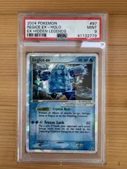 2004 Pokemon EX Regice EX Holo 97 PSA 9 - Image 1