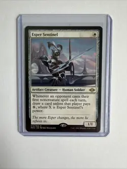 MTG Magic the Gathering Esper Sentinel - Modern Horizons 2 - Light Play - Image 1
