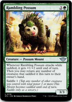 Rambling Possum [Outlaws of Thunder Junction] MTG Magic NM/M 🌳 - Image 3