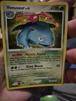 2007 Pokemon Venusaur Lv 51 Holo HP 130 20/132 - Image 1