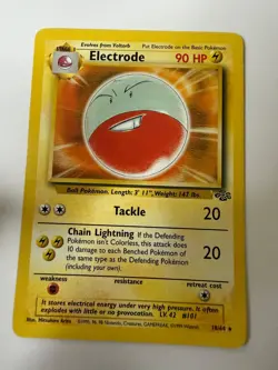 Electrode 18/64 Rare Jungle Pokemon Moderately Played - Image 1