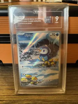 Piplup - 098/094 Phantasmal Flames Illustration Rare TAG 9 Pokemon TCG EN - Image 1