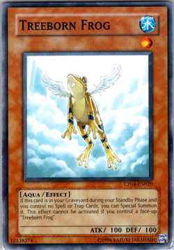 Treeborn Frog - CP04-EN020 - Common - Unlimited Edition Lightly Played Champion - Image 1