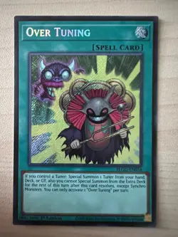 Yugioh Over Tuning BLGG-EN034 Secret Rare 1st Edition Near Mint - Image 1