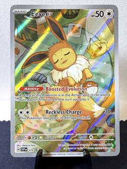 Pokemon TCG: Prismatic Evolutions ETB Black Star Promo Eevee 173 NM - Image 1