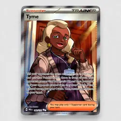 Tyme 143/131 SV: Prismatic Evolutions Holo Ultra Rare Pokemon TCG NM - Image 1