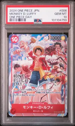 Monkey D. Luffy 2024 One Piece Day ST10-006 - Image 1