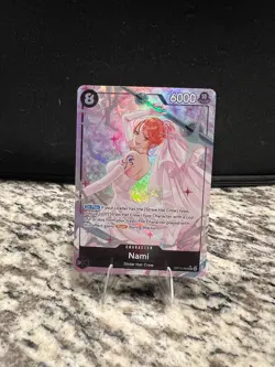 Nami OP15-086 SR Alt Art Parallel Wedding Dress One Piece TCG English NM - Image 1