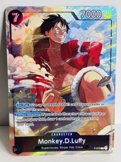 Monkey.D.Luffy P-075 - One Piece - (Best Selection Vol.3) - Image 1