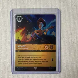 Disney Lorcana TCG Woody - Waiting for a Friend 205/204 Foil Epic Wilds Unknown - Image 1
