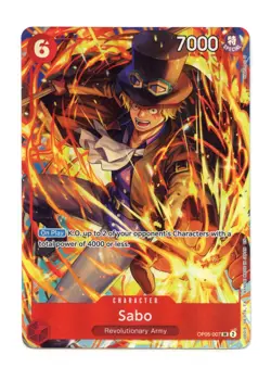 Sabo (Illustration Box Vol.5) OP05-007 SR Foil One Piece Promotion Cards NM - Image 1