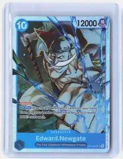 Bandai One Piece Card Game Edward Newgate OP13-042 SR Holo English - Image 1