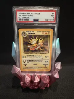 PSA 7 Jolteon Holo 4/64 No Symbol Jungle 1999 Pokemon Card - Image 1