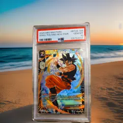 Son Goku, Pulsing New Power Foil Super Rare Battle Card BT28-108 PSA 10 - POP 8 - Image 1