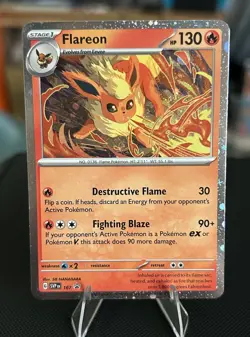 Pokemon TCG SVP Promo Holo SWIRLS 💫💫 Eevee Flareon Vaporeon Jolteon 4-Card Lot - Image 5