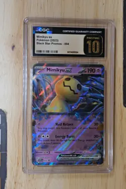 Pokemon Mimikyu ex Black Star Promo Holo CGC Pristine 10 Card 2023 - Image 1
