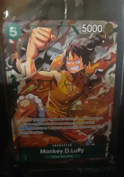 Monkey.D.Luffy P-135 Winner Stamp OP16 Pre-Release Event Promo Card Sealed - Image 1