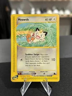 Meowth Skyridge Regular Card 78/144 - Image 1