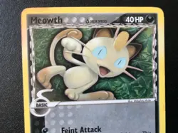 Meowth 11/17 POP series 5 Pokemon non-holo rare card MP - Image 4
