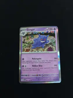 Pokemon Gengar TCG Holo Card 94/165 Scarlet & Violet 151 (#3) - Image 1