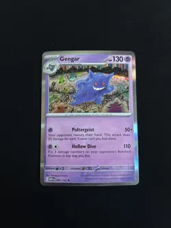 Pokemon Gengar TCG Holo Card 94/165 Scarlet & Violet 151 (#2) - Image 1