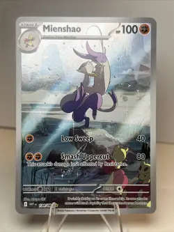 NM- Mienshao 200/182 Paradox Rift AUTHENTIC Illustration Rare Pokemon Card - Image 1