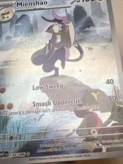 NM- Mienshao 200/182 Paradox Rift AUTHENTIC Illustration Rare Pokemon Card - Image 5
