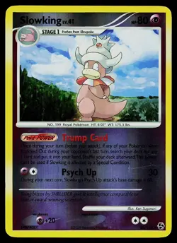 Pokemon Card - Slowking Great Encounters 28/106 Reverse Holo Rare - Image 1