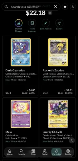 Pokemon TCG 25th Anniversary Celebrations 5 Card Lot NM - Image 3