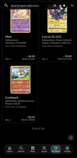 Pokemon TCG 25th Anniversary Celebrations 5 Card Lot NM - Image 4
