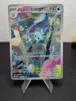 Dewott 106/086 Full Art Holo NM Pokemon Card White Flare Set Near Mint - Image 1