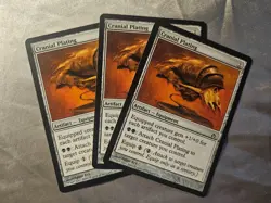 MTG Cranial Plating #113 (MP) Fifth Dawn 5DN Lot of 3 cards - Image 1