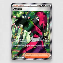 Atticus 133/131 SV: Prismatic Evolutions Holo Ultra Rare Pokemon TCG NM - Image 1