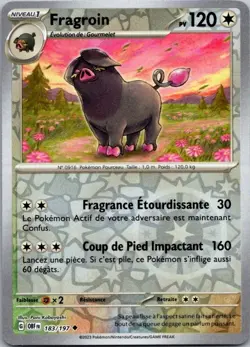 Carte Pokemon Fragroin 183/197 Reverse 2023 - Image 1