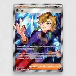 Briar 163/142 SV07: Stellar Crown Holo Ultra Rare Pokemon TCG NM - Image 1