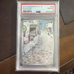 2023 Pokemon SV1V Japanese Art Rare #082 Slowpoke PSA 10 GEM MINT - Image 2