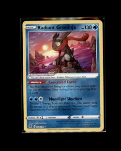 Radiant Greninja 046/189 Radiant Rare Astral Radiance Pokemon Holo LP - Image 1