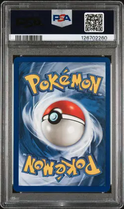 1999 POKEMON FOSSIL 1ST ED #60 GAMBLER PSA 9 - Image 2
