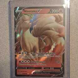 Pokemon Company Ninetales V Ultra Rare Holo 026/192 Rebel Clash ENG - Image 1