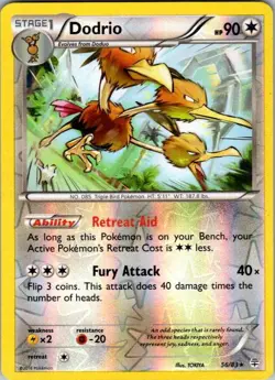 Dodrio 56/83 Generations Pokemon Reverse Holo Near Mint - Image 1
