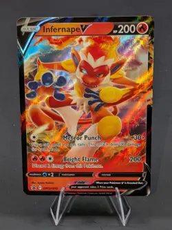 Pokemon TCG - Infernape V Swsh252 Swsh: Sword & Shield Holo Black Star Promo - Image 1