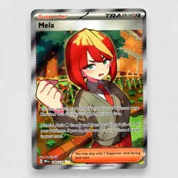 Mela 140/131 SV: Prismatic Evolutions Holo Ultra Rare Pokemon TCG NM - Image 1