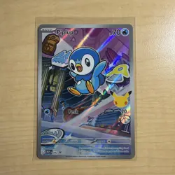 Pokemon Piplup MEP 042 First Partner Illustration Rare Promo 30th Anniversary NM - Image 1