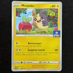 Pokemon TCG Morpeko GYM Promo Indonesia 109/S-P Exclusive Stamp Limited - Image 1