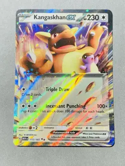 Kangaskhan ex 115/165 Double Rare 151 Pokemon Near Mint - Image 1