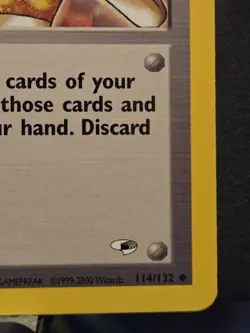 Misty’s Wrath 114/132 Pokemon Gym Challenge Unlimited 2000 Uncommon - Image 3