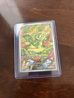 Pokemon Snivy 087/086 Illustration Rare SV Black Bolt English TCG NM - Image 3